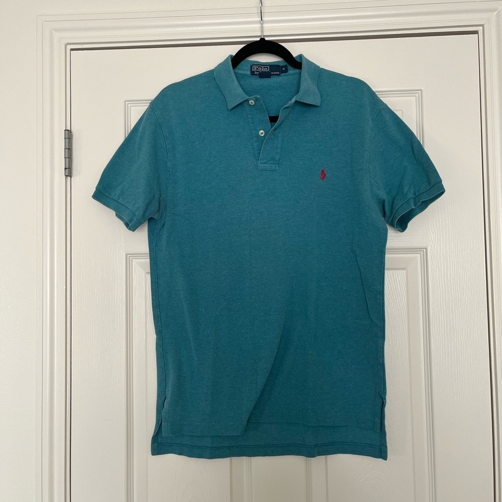 Men's Teal Polo Size Small